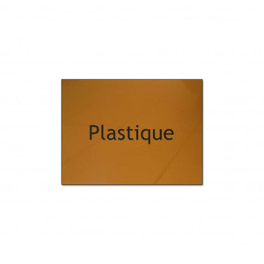 Plastique 20 x 15 cm