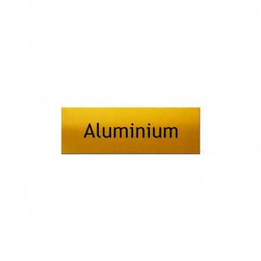 Aluminium 15 x 5 cm