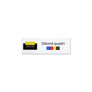 Dibond quadri 15 x 5 cm