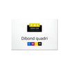 Plaque professionnelle Dibond quadri