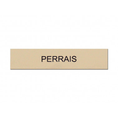Plaque de boite aux lettres