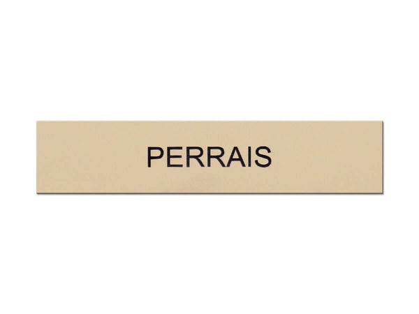 Plaque de boite aux lettres