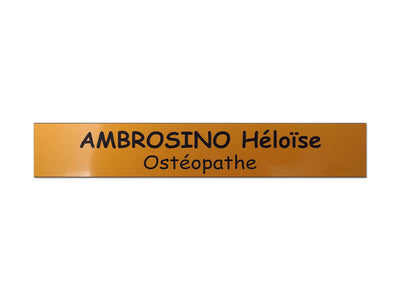 Plaque pro pour porte