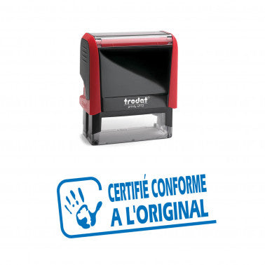 Tampon Certifié conforme avec logo