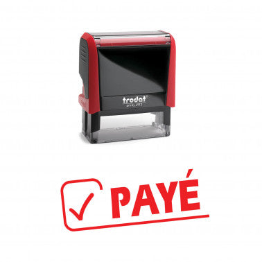 Tampon Payé avec logo