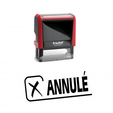Tampon Annulé avec logo