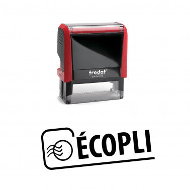 Tampon Ecopli avec logo