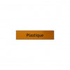 Plastique 10 x 2,5 cm