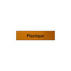 Plastique 10 x 2,5 cm