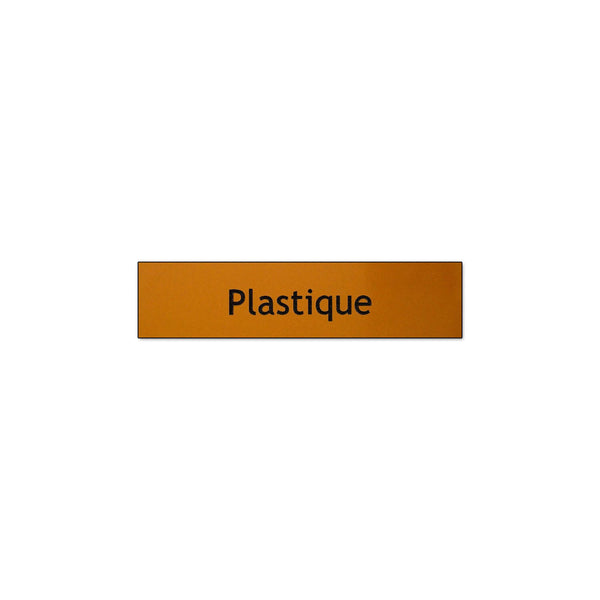 Plastique 10 x 2,5 cm