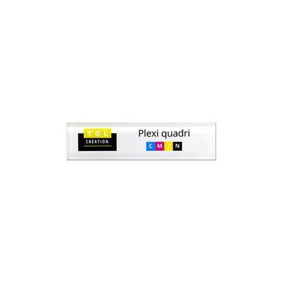 Plexi quadri 10 x 2,5 cm