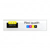 Plaque boite aux lettres plexi quadri