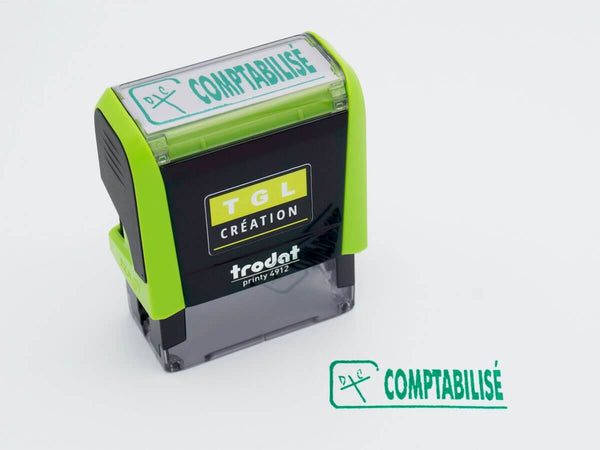 Tampon Comptabilisé avec logo