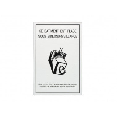 Panneau de vidéosurveillance