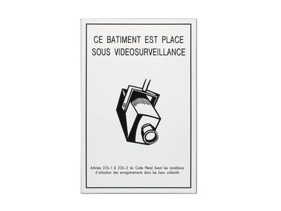 Panneau de vidéosurveillance