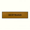 Plaque boite aux lettres plastique