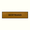Plaque boite aux lettres plastique