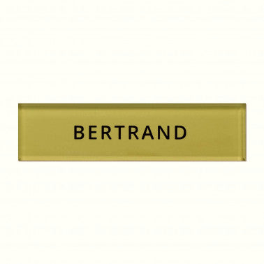 Plaque boite aux lettres plexiglass