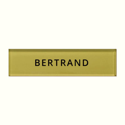Plaque boite aux lettres plexiglass