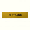 Plaque boite aux lettres aluminium