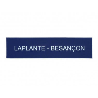 Plaque de boite aux lettres