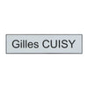 Plaque boite aux lettres plastique