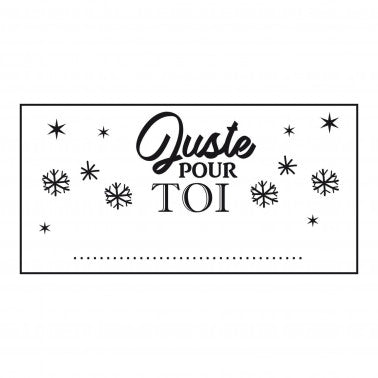 Tampon Noël Juste pour toi