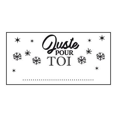Tampon Noël Juste pour toi