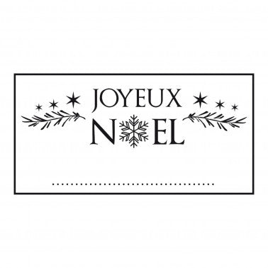 Tampon Joyeux Noël enchanteur