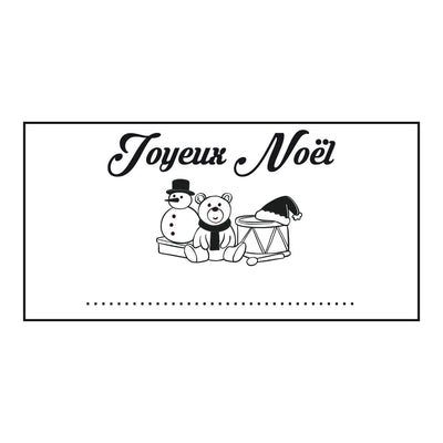 Tampon Joyeux Noël ludique