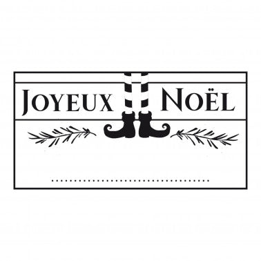 Tampon Noël et lutin