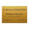 Plaque professionnelle Plastique