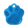 Médaille grande patte de chien alu