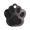 Médaille grande patte de chien alu