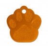 Médaille grande patte de chien alu