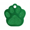 Médaille grande patte de chien alu