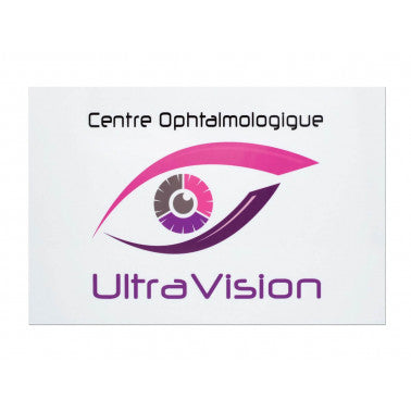 Plaque ophtalmo avec logo