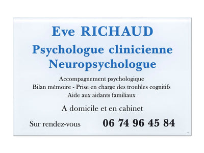 Plaque pro Psychologue