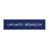 Plaque boite aux lettres plastique