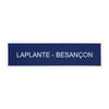 Plaque boite aux lettres plastique