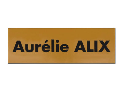 Plaque de porte nominative