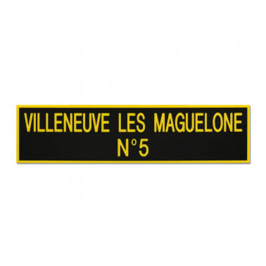 Plaque de taxi Maguelone