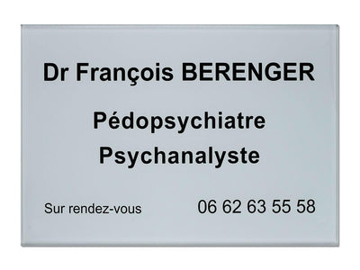 Plaque professionnelle psy