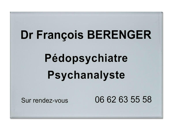 Plaque professionnelle psy