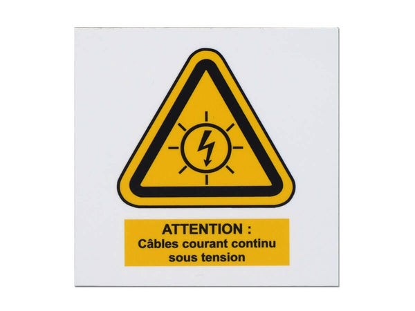 Plaque danger électrique
