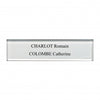 Plaque boite aux lettres plexiglass