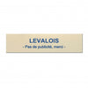 Plaque boite aux lettres aluminium