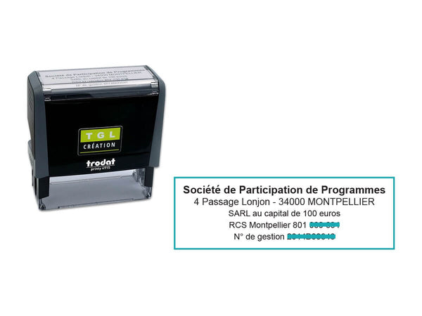 Cachet de société
