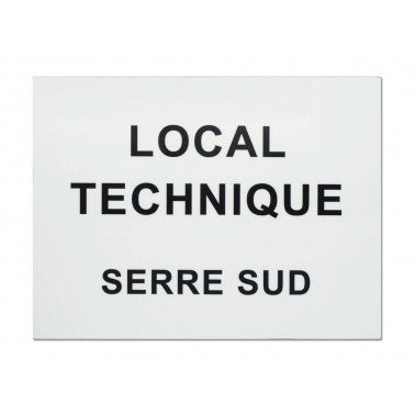Plaque local technique