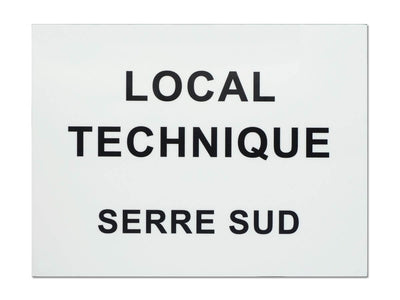 Plaque local technique